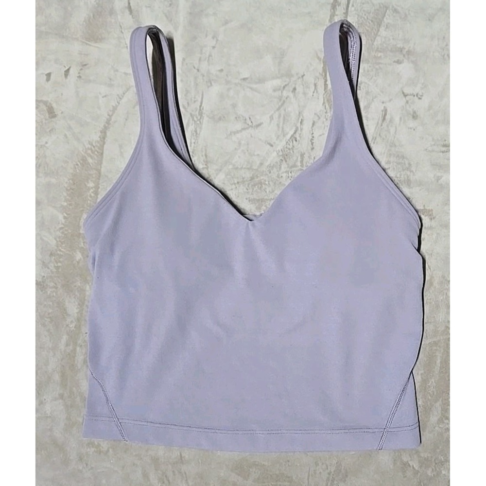 LULULEMON Women's Align Yoga Bra/Tank - Butter Soft removable padding Gym Sz 2